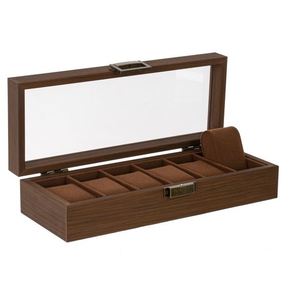 Шкатулка для часов, Д31 Ш12 В7,5 см