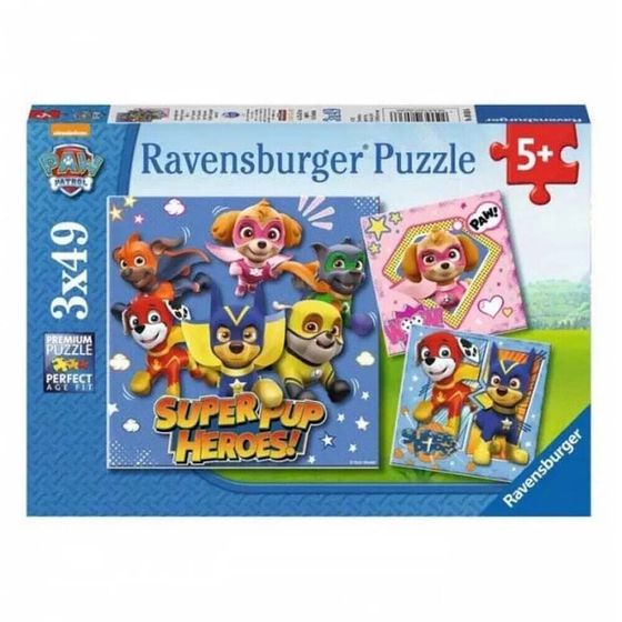 RAVENSBURGER Щенячий патруль 3x49 деталей пазл