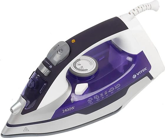Утюг Vitek VT-1257 VT 2400Вт фиолетовый/белый