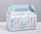 !09 Сундучок (набор 3 штуки) для сладкого With love, 16 × 15 × 9 см. голубого цвета