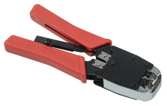 Инструмент обжимной ITK TM1-B11V для RJ-45/RJ-12/RJ-11 (упак:1шт) красный