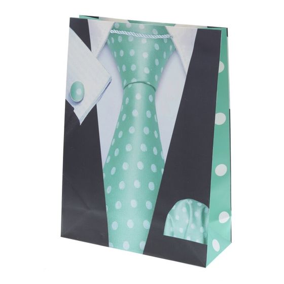 Пакет подарочный (бумага 210г/м2, блок микс 12шт), L30 W12 H41,5 см, 4в.