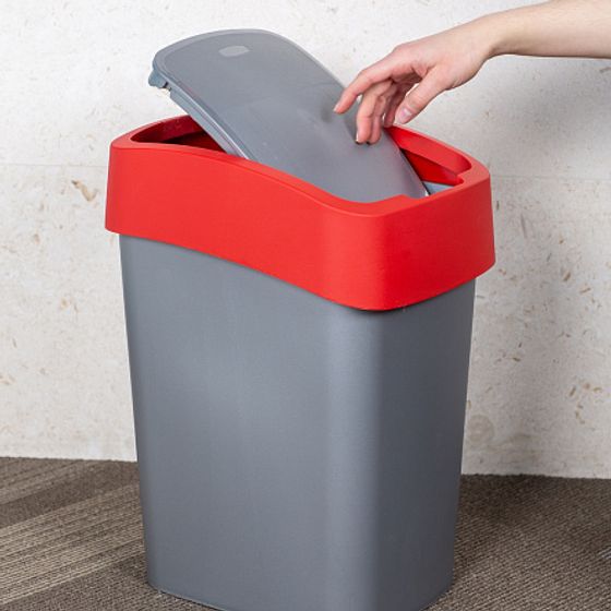 Контейнер для мусора FLIP BIN 25л красный