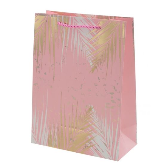 Пакет подарочный (бумага 210г/м2, блок микс 12шт), L18 W9 H24 см, 4в.