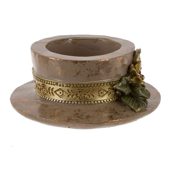 Подсвечник, L10 W10 H4 см