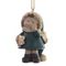 Фигурка декоративная подвесная "Девочка", L4 W3,5 H6,5 см, 3в.