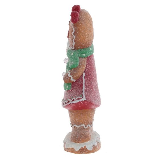 Фигурка декоративная с подсвет &quot;Пряник: Мальчик/Девочка&quot;,(3хAAA), L21 W10,5 H42 см, 2в.