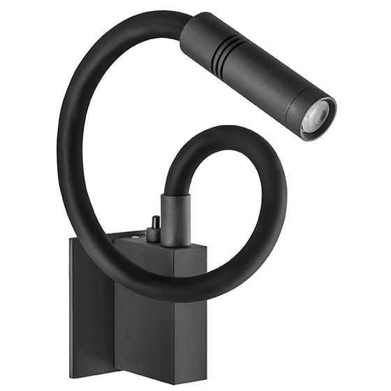 808617 Светильник настенный MURO LED 3W 190LM ЧЕРНЫЙ 3000K