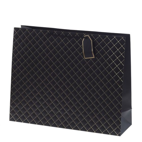 Пакет подарочный (бумага 210г/м2, блок 12шт), L50 W15 H40 см, 8в.