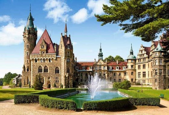 Castorland Puzzle 1500 elementów Zamek Moszna Polska