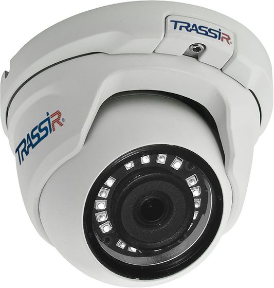 Камера IP 2MP Trassir TR-D2S5-noPoE v2 3.6-3.6mm цв. корп.:белый