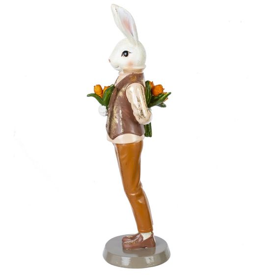 Фигурка декоративная "Заяц", L8 W8,5 H28,5 см