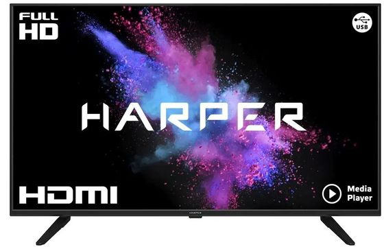 Телевизор LED 40&quot; Harper 40F660T черный FULL HD