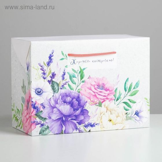 Пакет—коробка «Хорошего настроения» (2 шт), 28 × 20 × 13 см