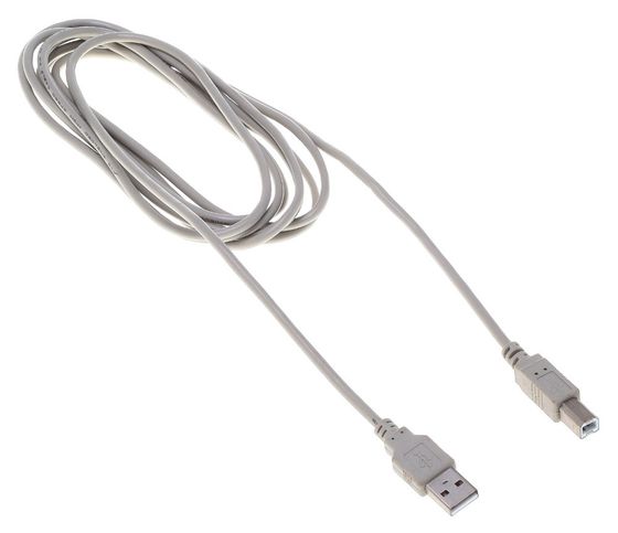 Кабель Buro USB 2.0 A(m) - B(m) 3м серый (BHP RET USB_BM30)