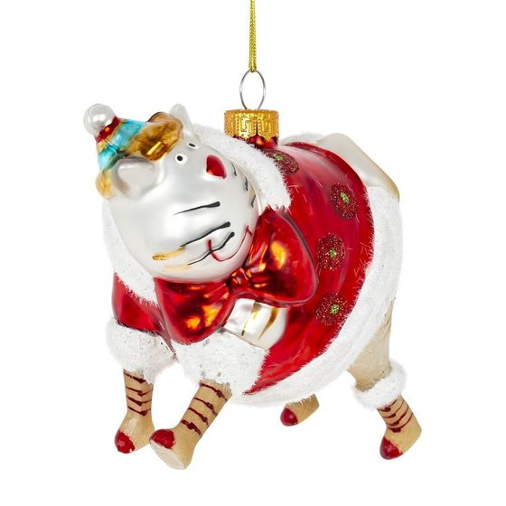 Украшение новогоднее "Кот", L11 W6 H10 см