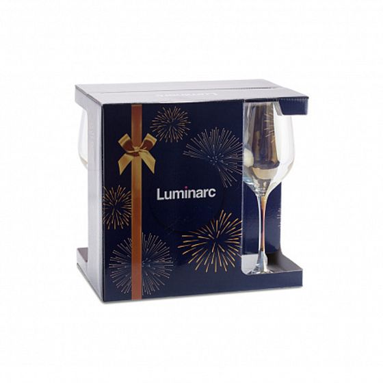 Бокал для вина СЕЛЕСТ 350мл ЗОЛОТИСТЫЙ ХАМЕЛЕОН 6шт