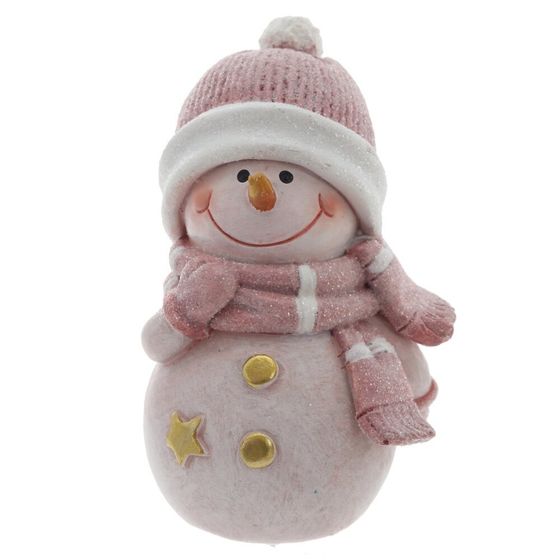Фигурка декоративная &quot;Снеговик&quot;, L5 W5 H8 см, 2в.