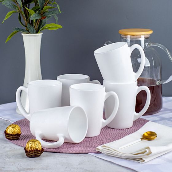 Кружка С ДОБРЫМ УТРОМ белая 320мл