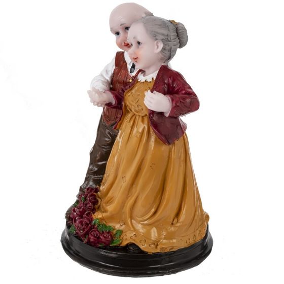 Фигурка декоративная &quot;Бабушка с дедушкой&quot;, L9 W9 H14,5 см