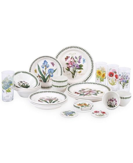 Botanic Garden 25-Pc. Dinnerware Set, Service for 4, Exclusively at Macy’s