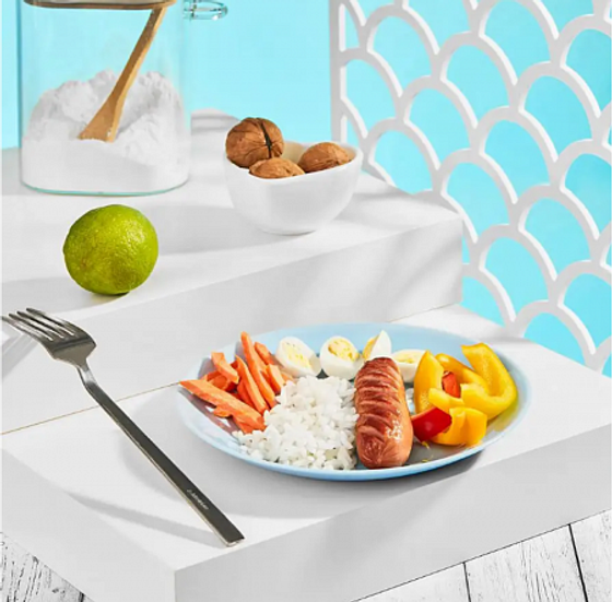 Тарелка десертная ЛИЛИ ЛАЙТ БЛЮ 18см