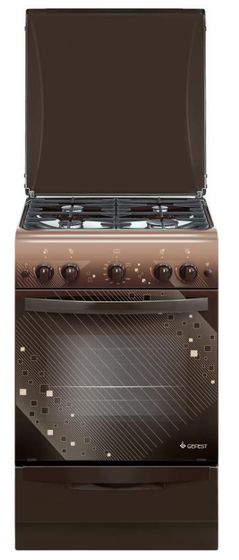 Плита газовая Gefest ПГ 5100-02 0310 коричневый метал.крышка реш.чугун