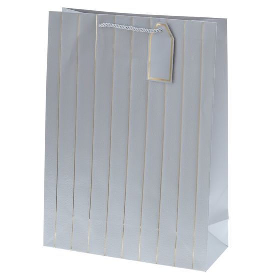 Пакет подарочный (бумага 210г/м2, блок 12шт), L31 W12 H42 см, 9в.