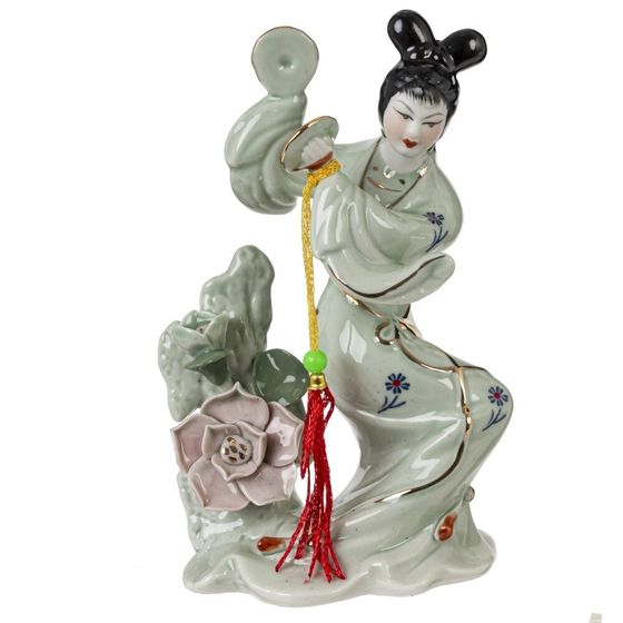 Фигурка декоративная &quot;Гейша&quot; (блок 4 шт), Д11,5 Ш6,5 В15 см, 4в.