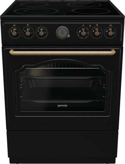 Плита электрическая Gorenje GECS6B71CLB черный (без крышки)