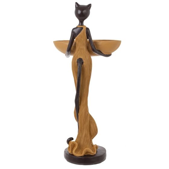 Фигурка декоративная &quot;Кошка&quot;, Д16,5 Ш15 В36,5 см