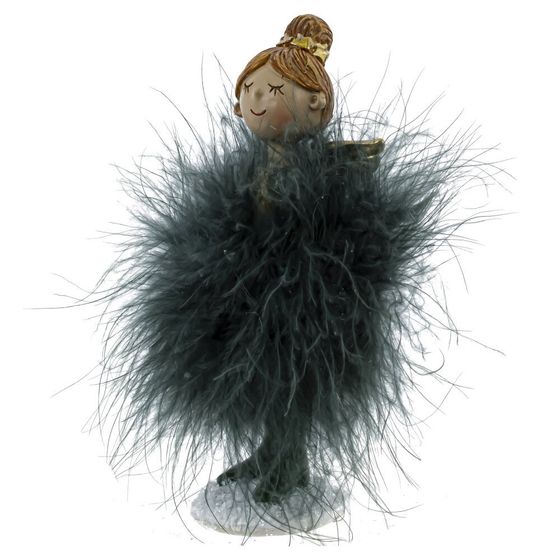 Фигурка декоративная &quot;Ангел&quot;, L6 W6 H13,5 см, 2в.