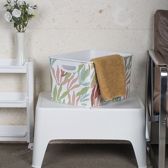 Коробка декоративная DECO&#39;S STOCKHOLM L modern leaves 22л