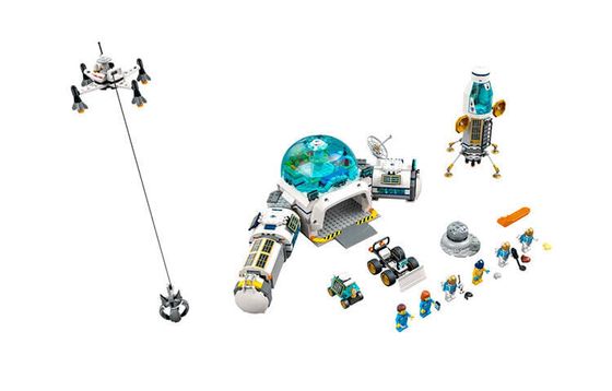 LEGO City Collection Лунная исследовательская база строительные блоки 601-1000 шт 60350