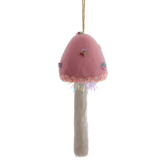 Изделие декоративное подвесное &quot;Гриб&quot;, L5 W5 H14 см, 3в.