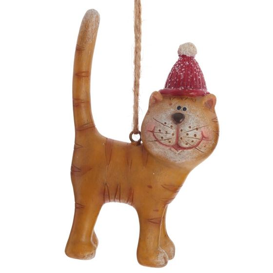 Изделие декоративное подвесное &quot;Котёнок&quot;, L6,5 W3 H10 см, 2в.