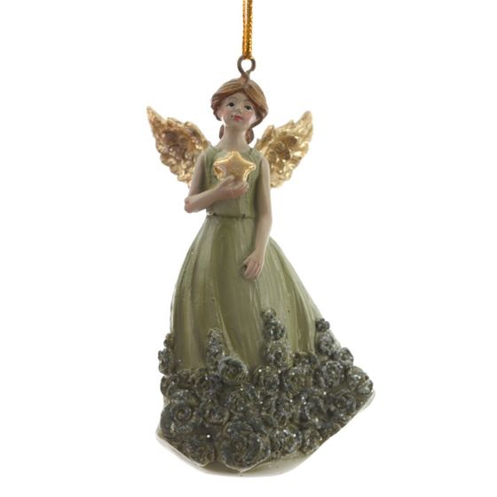 Фигурка декоративная подвесная &quot;Ангел&quot;,   L5 W3,5 H9,5 см, 2в.
