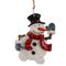 Изделие декоративное подвесное "Снеговик", L6,5 W1,5 H8,5 см, 4в.