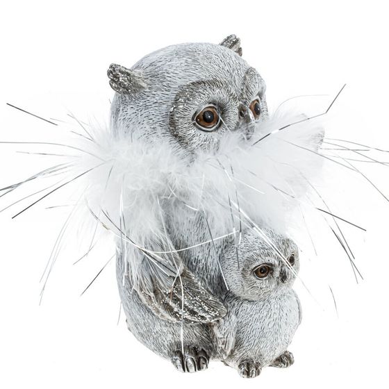 Фигурка декоративная &quot;Сова&quot;, L8 W6,5 H10,5 см, 2в.