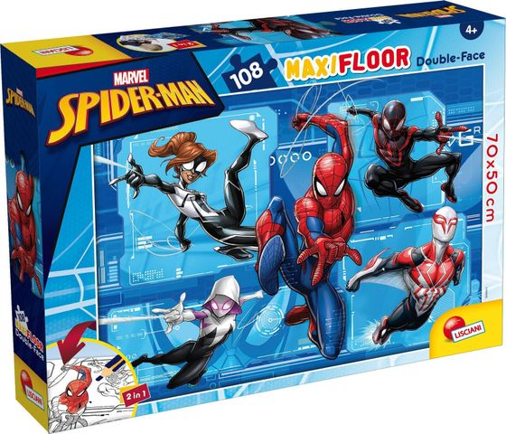 Lisciani LISCIANI MARVEL PUZZLE DF MAXI FLOOR 108 SPIDERMAN