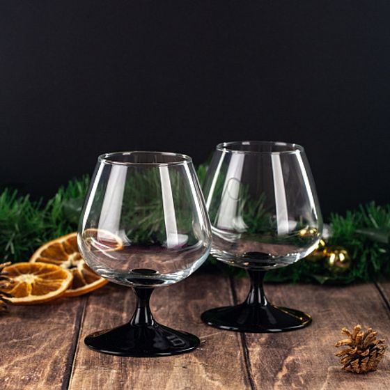 Набор фужеров (бокалов) для коньяка ДОМИНО 4шт 410мл