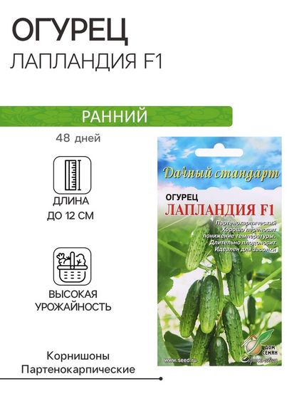 Семена Огурец &quot;Лапландия F1&quot;   6 шт ,