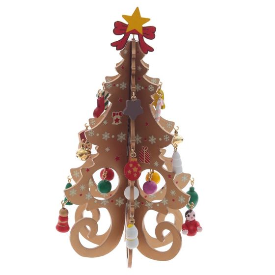 Фигурка декоративная "Ёлка", L14 W1,5 H18,5 см, 3в.