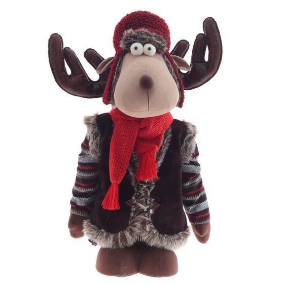 Игрушка набивная &quot;Олень&quot; (телескоп ноги), L67 W39 H200/97 см, 2в.