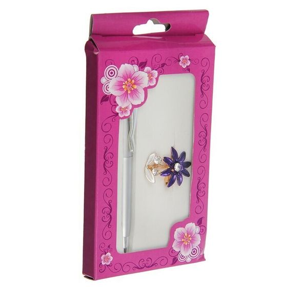 !09 Комплект из 3-х наборов:Набор подарочный 2 в 1 - ручка, невидимка(2 набора) + ручка, брошь(1 набор)