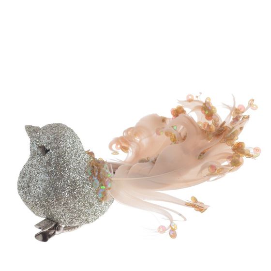 Изделие декоративное &quot;Птичка&quot;, L11 W4 H4 см, 6в.