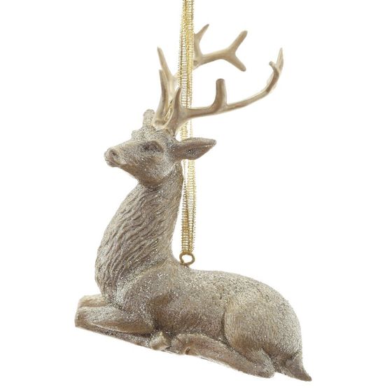 Фигурка декоративная подвесная &quot;Олень&quot;, L8 W3 H10 см
