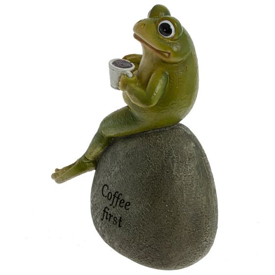 Фигурка декоративная "Лягушка", L8 W6 H15 см