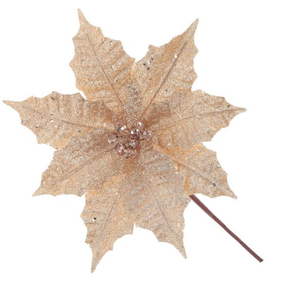 Цветок искусственный &quot;Пуансеттия&quot;, L25 W25 H26 см, 2в.