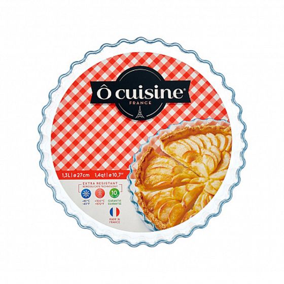 Форма для выпечки с гофрированными краями O CUISINE 27см